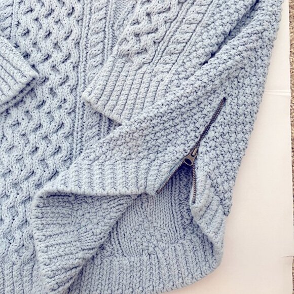 Gently used L.L.Bean Signature Fisherman’s sweater. Size L. - Picture 3 of 4